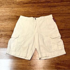 NWT! Target Merona white cargo long shorts. Size waist 36"